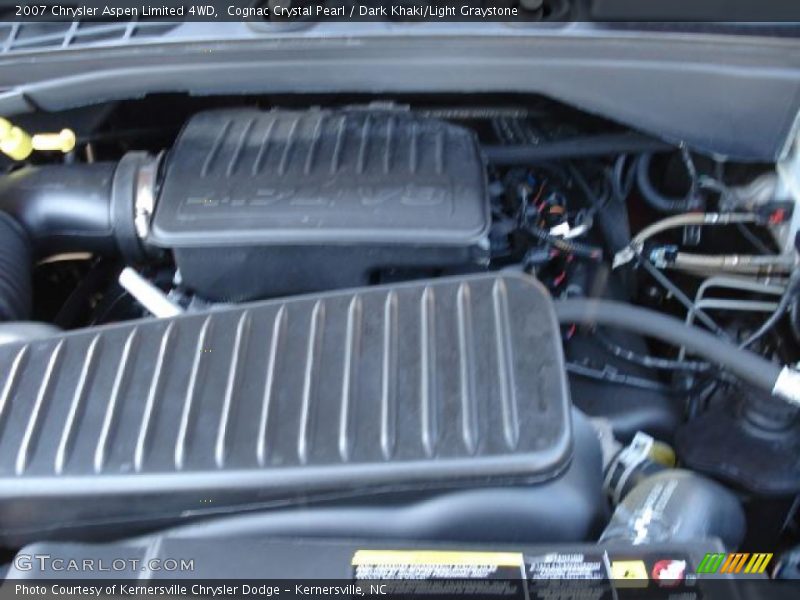 Cognac Crystal Pearl / Dark Khaki/Light Graystone 2007 Chrysler Aspen Limited 4WD