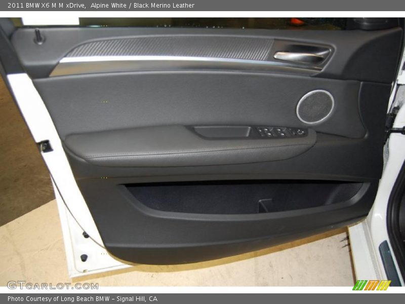 Alpine White / Black Merino Leather 2011 BMW X6 M M xDrive