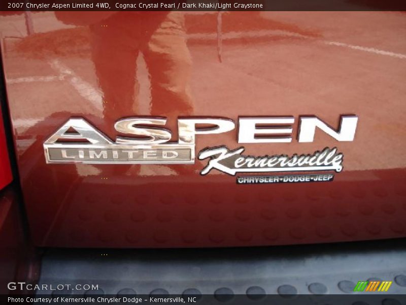 Cognac Crystal Pearl / Dark Khaki/Light Graystone 2007 Chrysler Aspen Limited 4WD