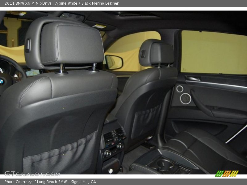Alpine White / Black Merino Leather 2011 BMW X6 M M xDrive