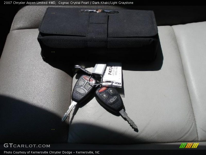 Cognac Crystal Pearl / Dark Khaki/Light Graystone 2007 Chrysler Aspen Limited 4WD
