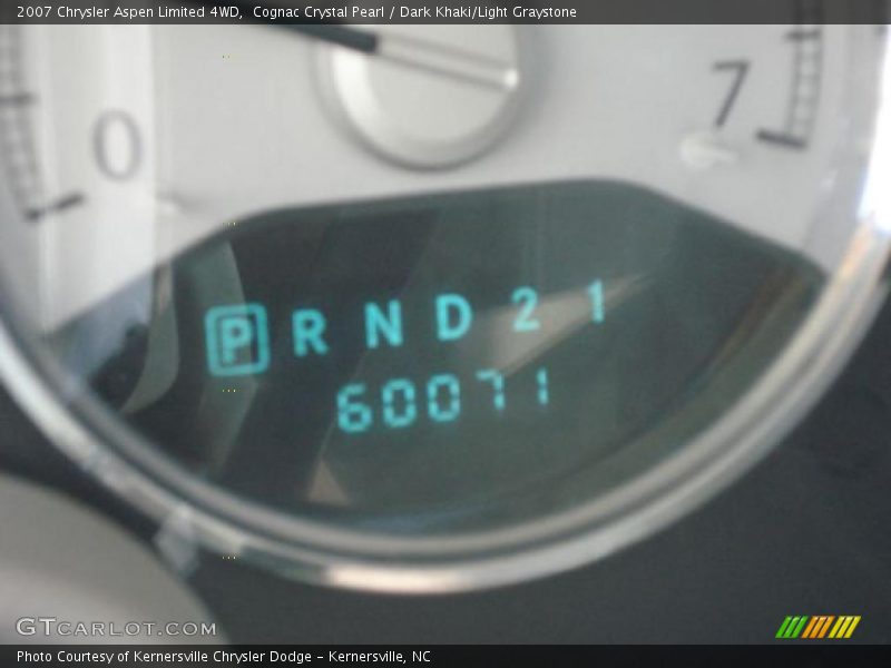 Cognac Crystal Pearl / Dark Khaki/Light Graystone 2007 Chrysler Aspen Limited 4WD