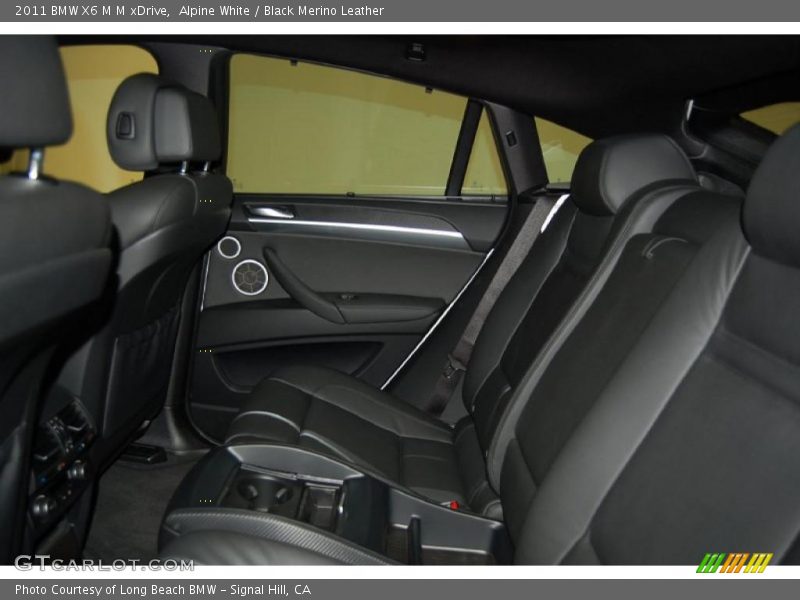 Alpine White / Black Merino Leather 2011 BMW X6 M M xDrive