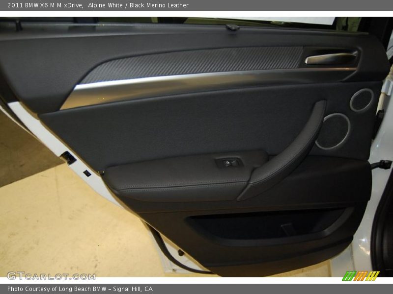 Alpine White / Black Merino Leather 2011 BMW X6 M M xDrive