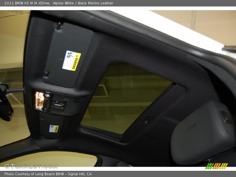 Alpine White / Black Merino Leather 2011 BMW X6 M M xDrive