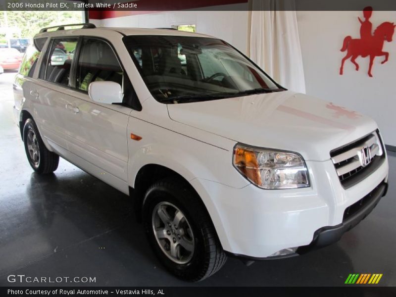 Taffeta White / Saddle 2006 Honda Pilot EX