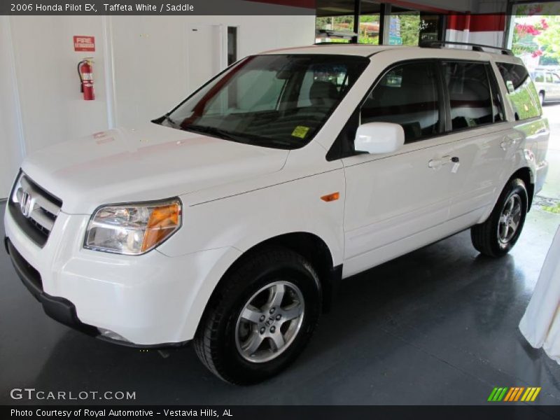 Taffeta White / Saddle 2006 Honda Pilot EX