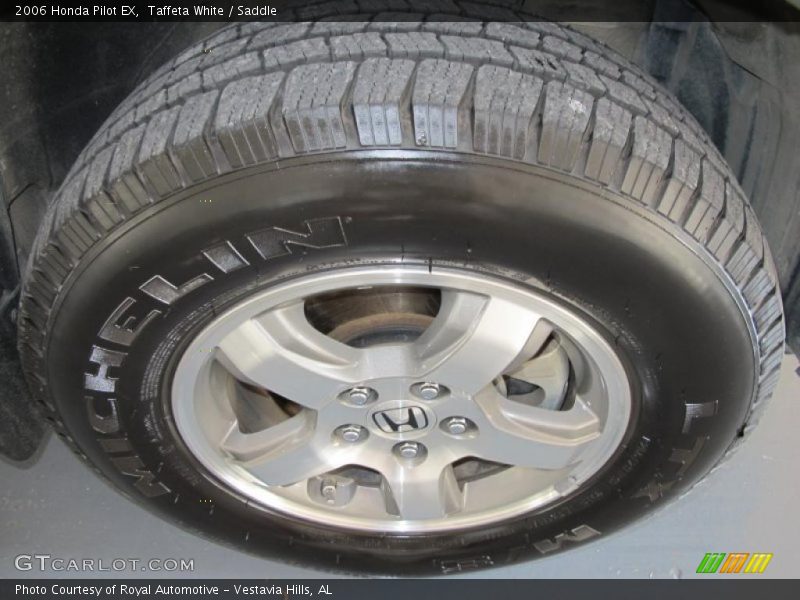 Taffeta White / Saddle 2006 Honda Pilot EX