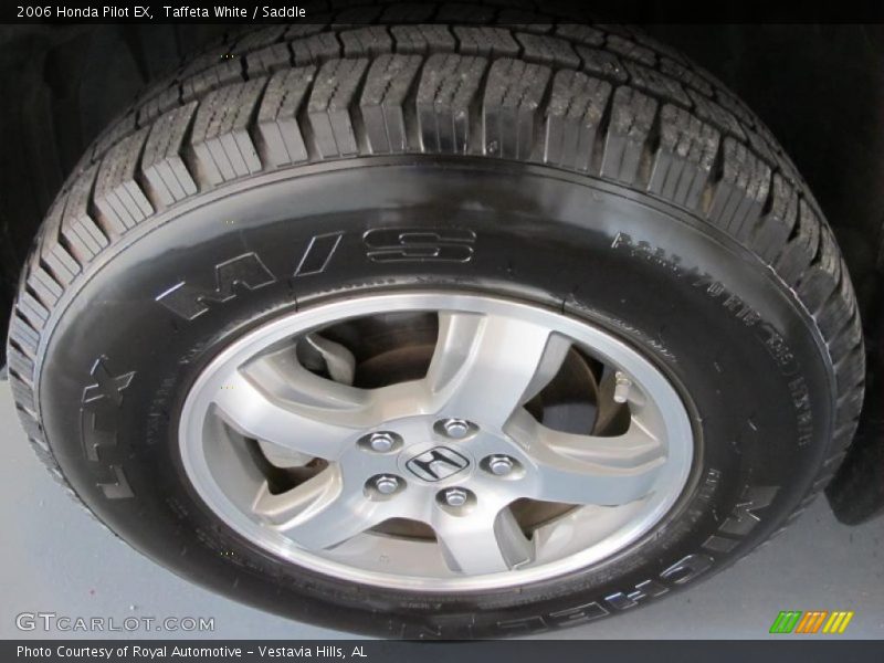 Taffeta White / Saddle 2006 Honda Pilot EX