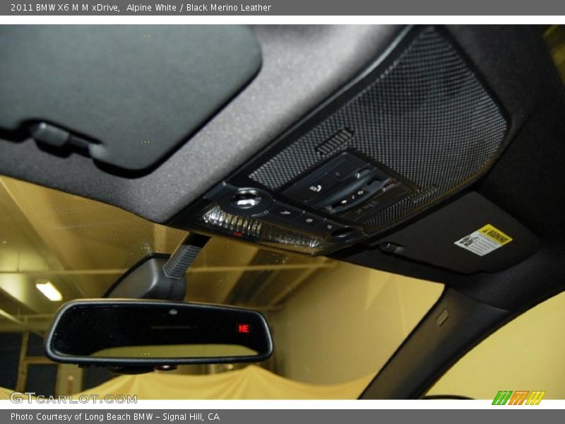 Alpine White / Black Merino Leather 2011 BMW X6 M M xDrive