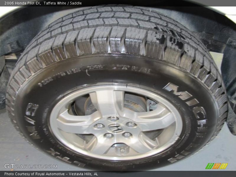 Taffeta White / Saddle 2006 Honda Pilot EX