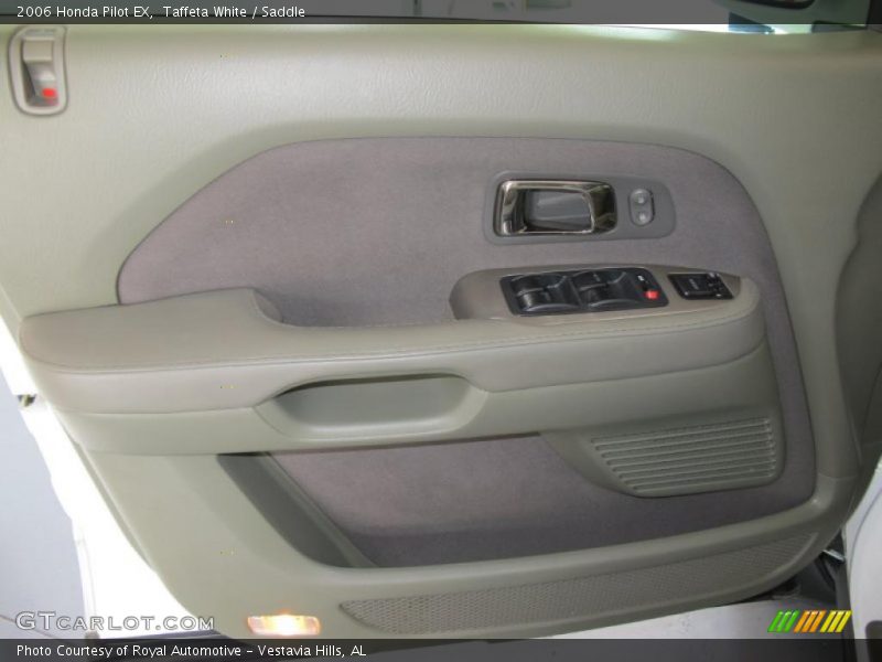 Taffeta White / Saddle 2006 Honda Pilot EX