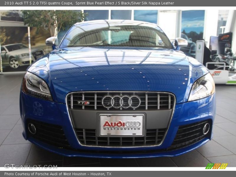 Sprint Blue Pearl Effect / S Black/Silver Silk Nappa Leather 2010 Audi TT S 2.0 TFSI quattro Coupe