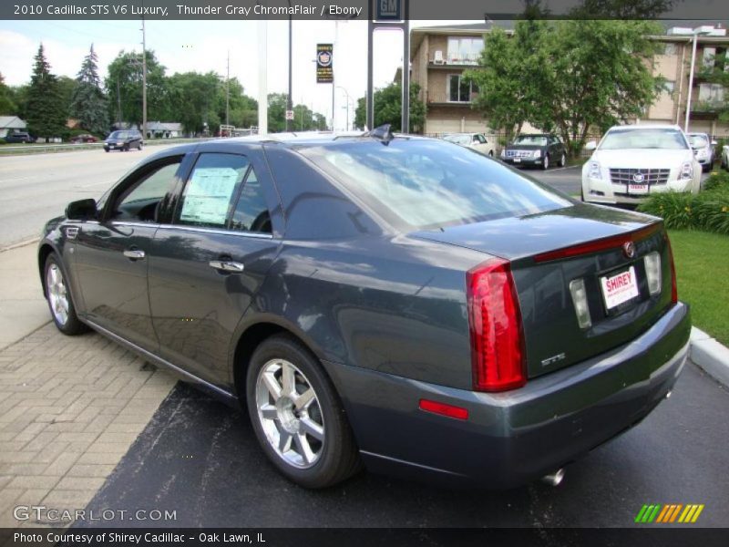 Thunder Gray ChromaFlair / Ebony 2010 Cadillac STS V6 Luxury