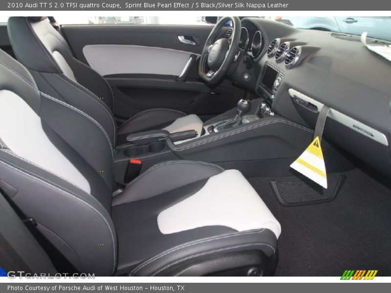 Sprint Blue Pearl Effect / S Black/Silver Silk Nappa Leather 2010 Audi TT S 2.0 TFSI quattro Coupe