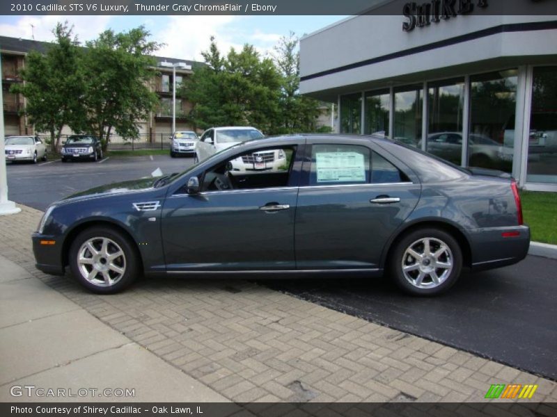 Thunder Gray ChromaFlair / Ebony 2010 Cadillac STS V6 Luxury