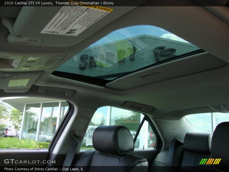 Thunder Gray ChromaFlair / Ebony 2010 Cadillac STS V6 Luxury