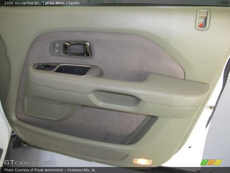Taffeta White / Saddle 2006 Honda Pilot EX