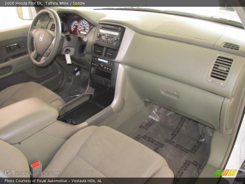 Taffeta White / Saddle 2006 Honda Pilot EX