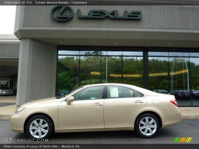 Golden Almond Metallic / Cashmere 2009 Lexus ES 350