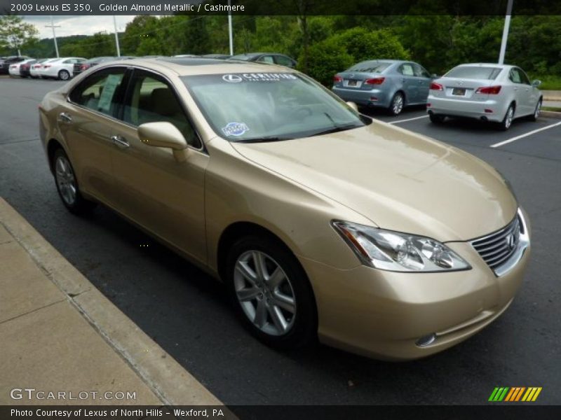 Golden Almond Metallic / Cashmere 2009 Lexus ES 350