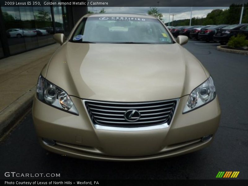 Golden Almond Metallic / Cashmere 2009 Lexus ES 350