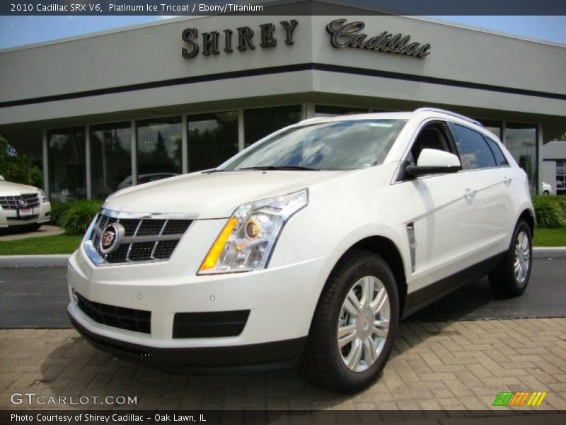 Platinum Ice Tricoat / Ebony/Titanium 2010 Cadillac SRX V6