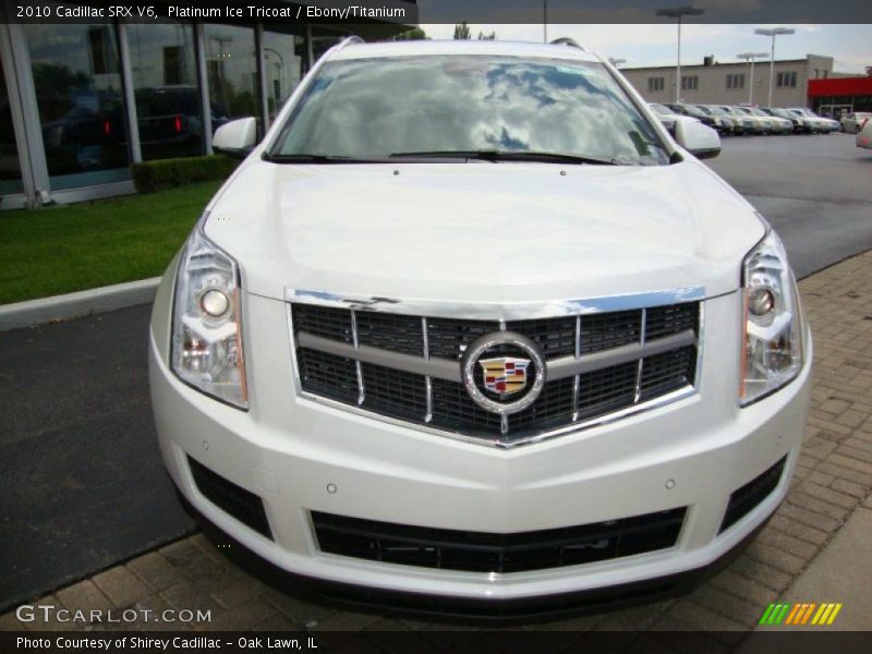 Platinum Ice Tricoat / Ebony/Titanium 2010 Cadillac SRX V6