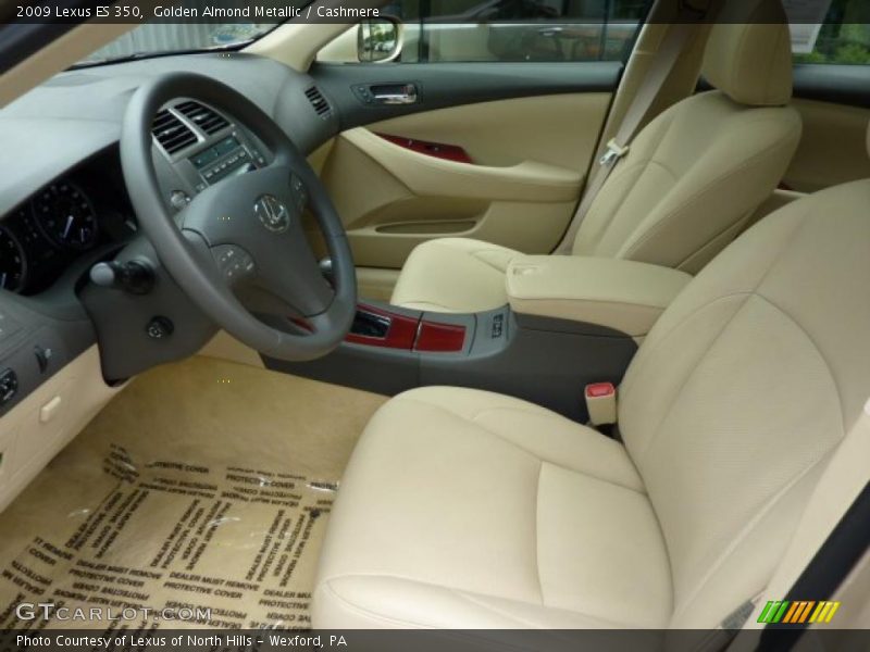 Golden Almond Metallic / Cashmere 2009 Lexus ES 350