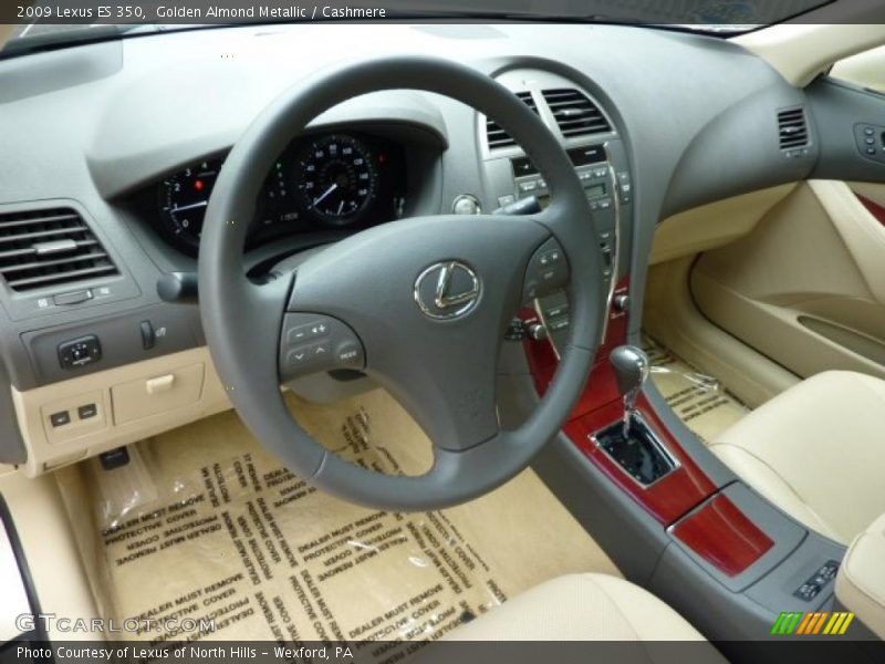 Golden Almond Metallic / Cashmere 2009 Lexus ES 350