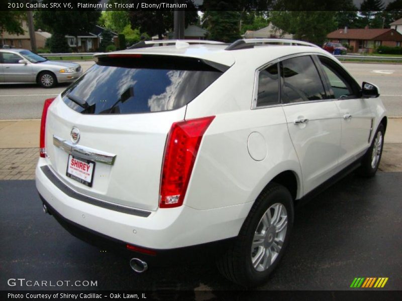 Platinum Ice Tricoat / Ebony/Titanium 2010 Cadillac SRX V6
