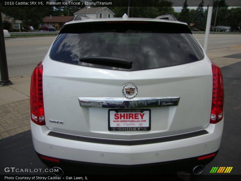 Platinum Ice Tricoat / Ebony/Titanium 2010 Cadillac SRX V6