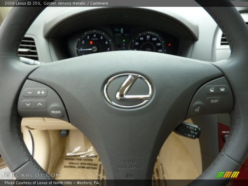 Golden Almond Metallic / Cashmere 2009 Lexus ES 350