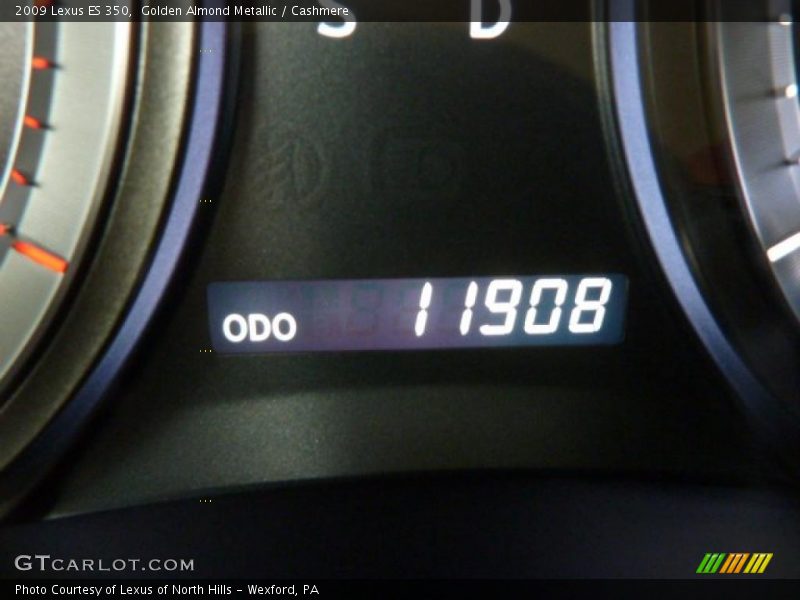 Golden Almond Metallic / Cashmere 2009 Lexus ES 350
