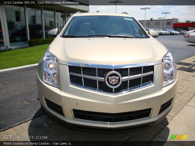 Gold Mist / Shale/Brownstone 2010 Cadillac SRX V6