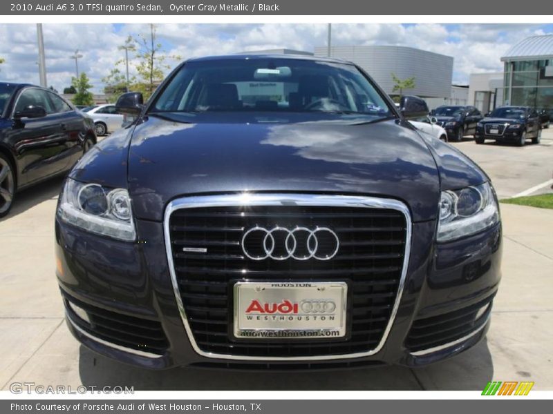 Oyster Gray Metallic / Black 2010 Audi A6 3.0 TFSI quattro Sedan