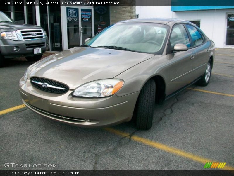 Arizona Beige Metallic / Medium Parchment 2003 Ford Taurus SES