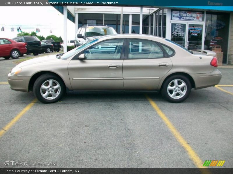 Arizona Beige Metallic / Medium Parchment 2003 Ford Taurus SES