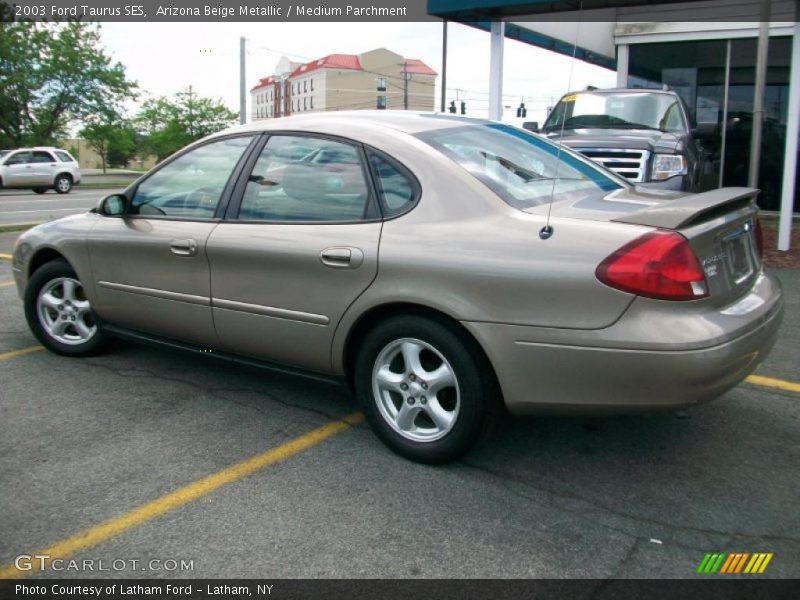 Arizona Beige Metallic / Medium Parchment 2003 Ford Taurus SES