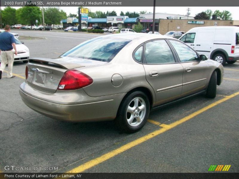 Arizona Beige Metallic / Medium Parchment 2003 Ford Taurus SES