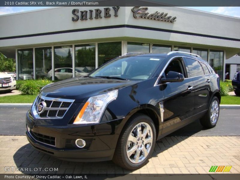 Black Raven / Ebony/Titanium 2010 Cadillac SRX V6