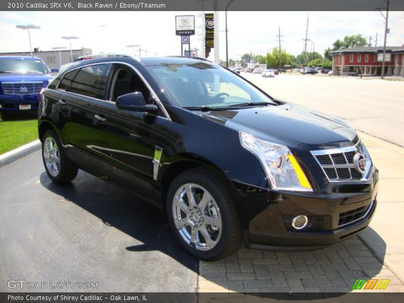Black Raven / Ebony/Titanium 2010 Cadillac SRX V6