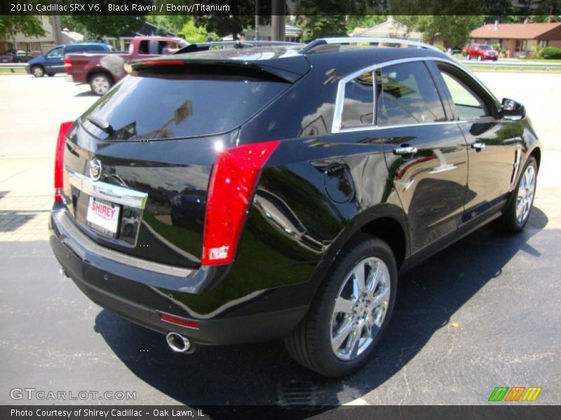 Black Raven / Ebony/Titanium 2010 Cadillac SRX V6