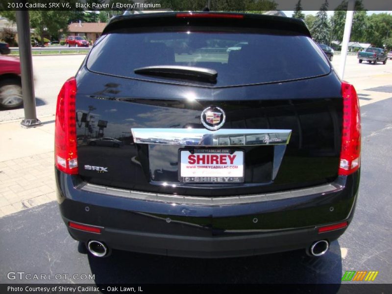Black Raven / Ebony/Titanium 2010 Cadillac SRX V6