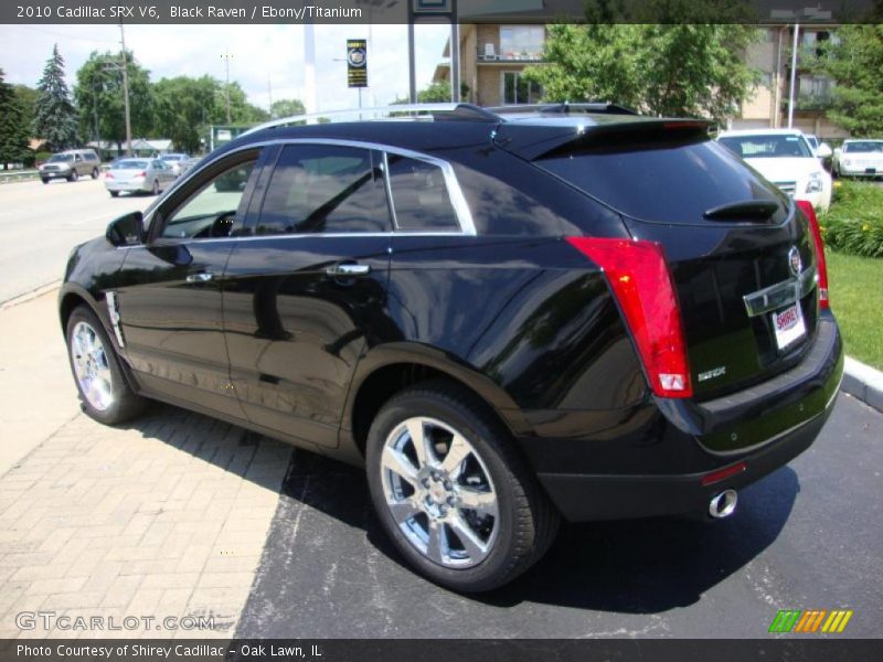 Black Raven / Ebony/Titanium 2010 Cadillac SRX V6
