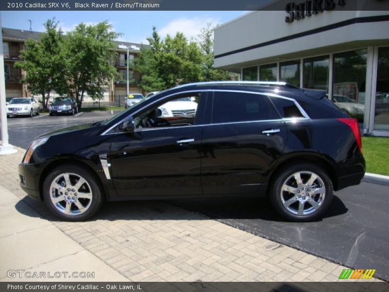 Black Raven / Ebony/Titanium 2010 Cadillac SRX V6