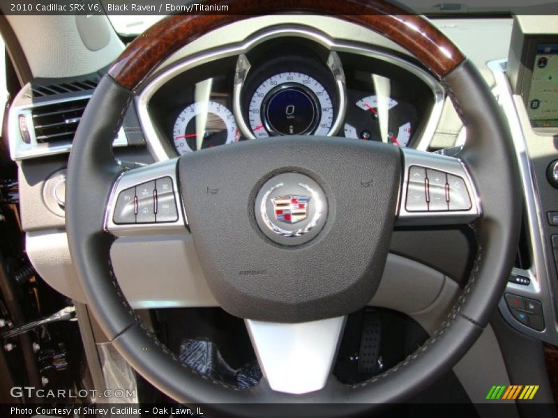Black Raven / Ebony/Titanium 2010 Cadillac SRX V6