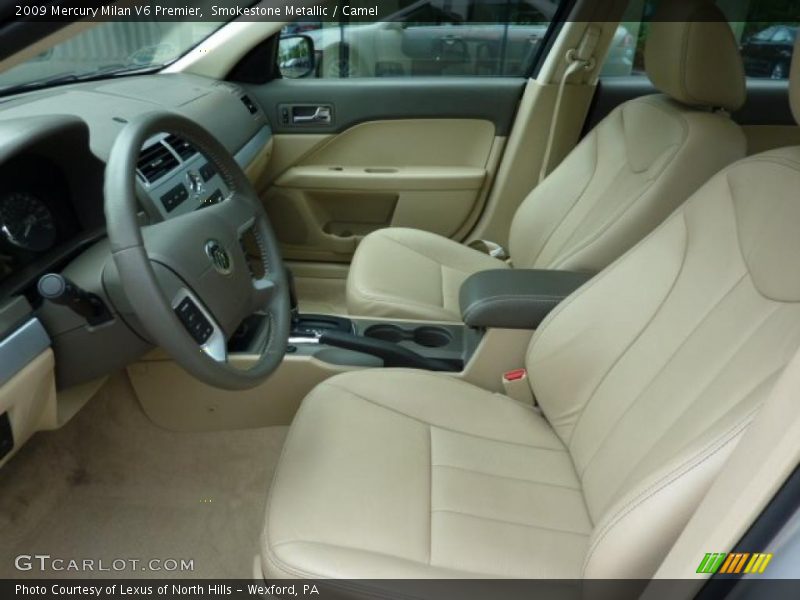 Smokestone Metallic / Camel 2009 Mercury Milan V6 Premier