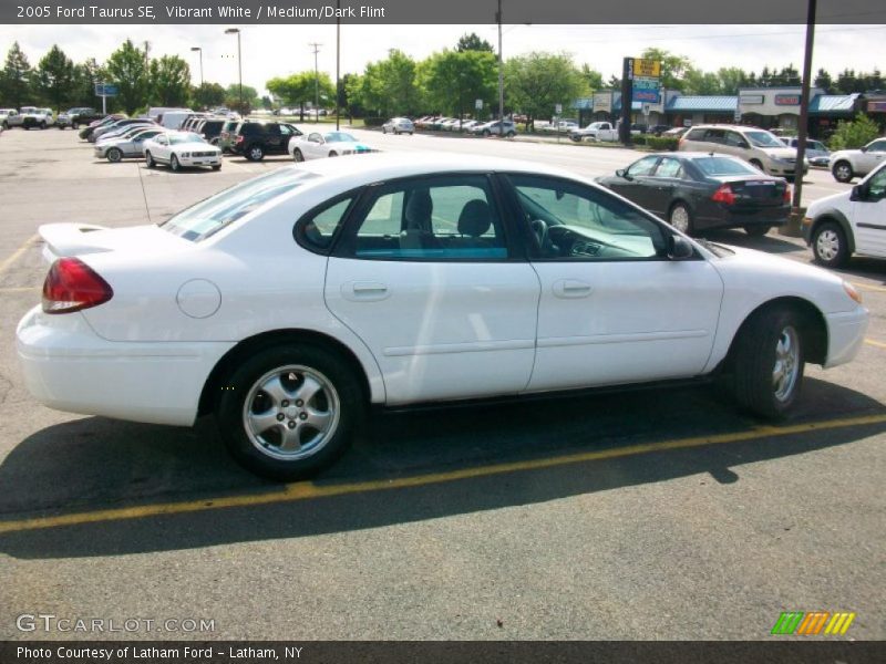 Vibrant White / Medium/Dark Flint 2005 Ford Taurus SE