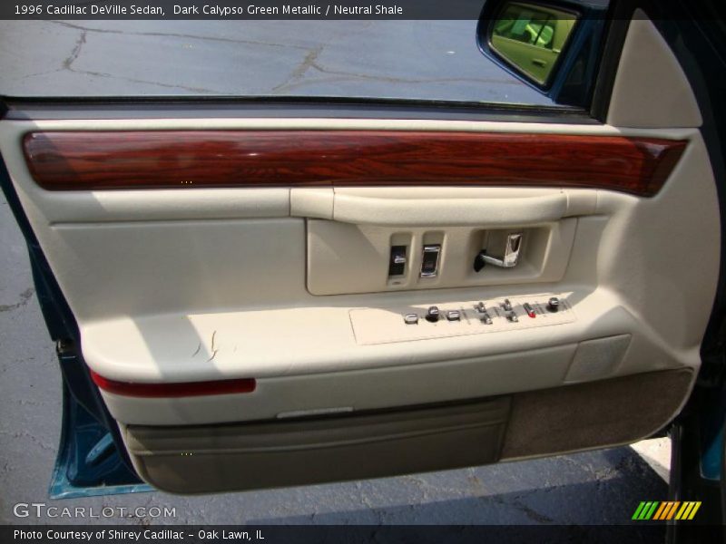 Dark Calypso Green Metallic / Neutral Shale 1996 Cadillac DeVille Sedan